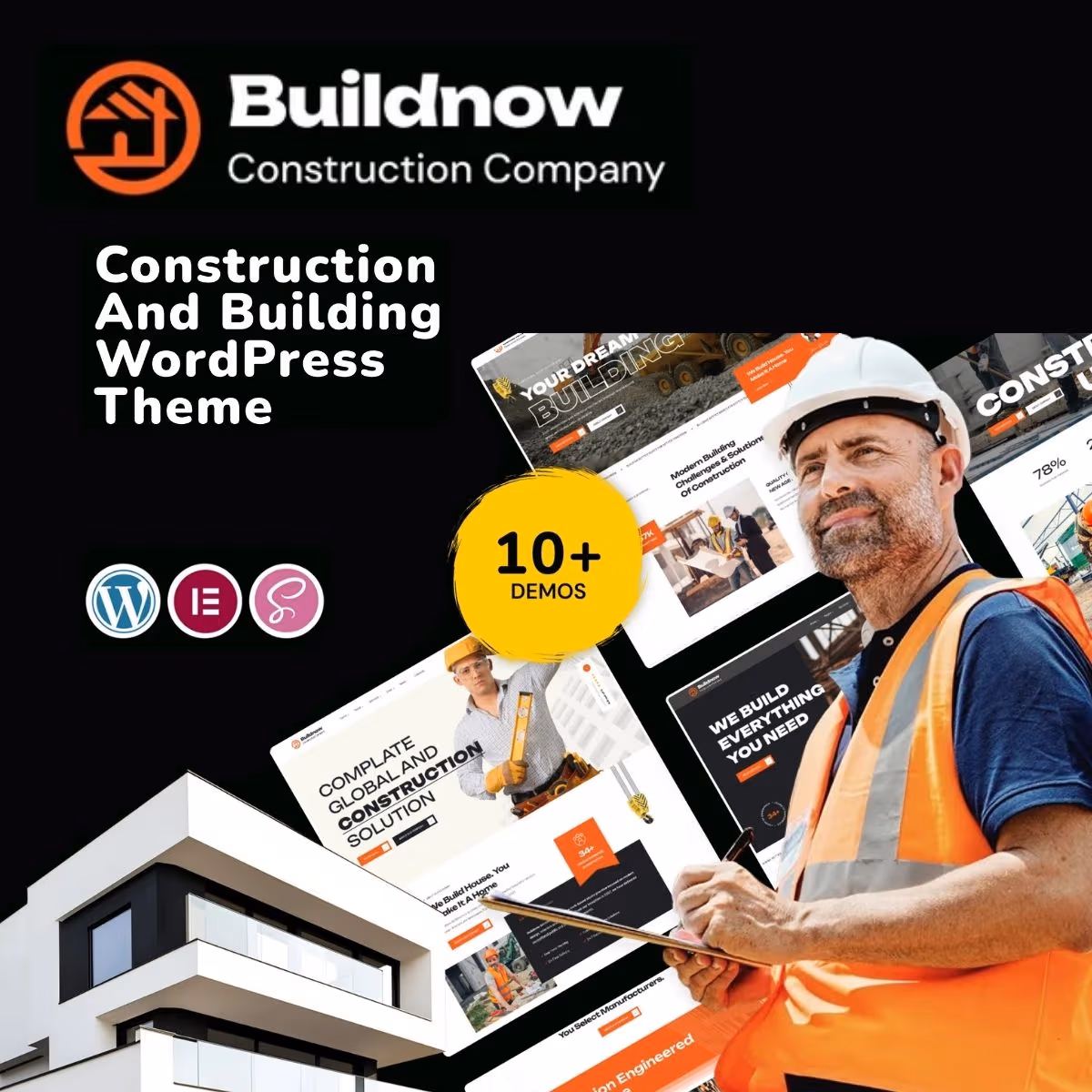 Buildnow – Template HTML para Construção e Reformas Buildnow – Template HTML para Construção e Reformas - Imagem 1