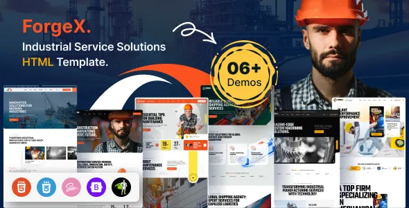 Forgex – Template HTML Profissional Forgex – Template HTML Profissional - Imagem 1