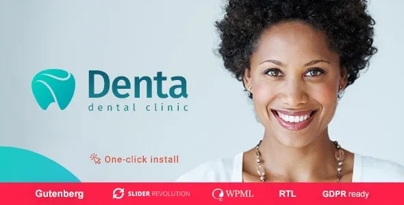 Denta – Tema WordPress para Medicina Denta – Tema WordPress para Medicina - Imagem 1