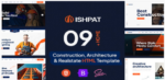 Ishpat – Template HTML para Construção e Reformas