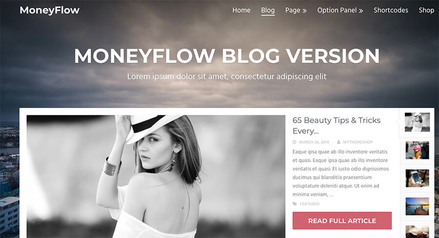 MoneyFlow – Tema WordPress para Finanças MoneyFlow – Tema WordPress para Finanças - Imagem 1