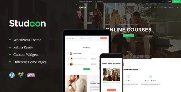 Studeon – Tema WordPress para Educação Studeon – Tema WordPress para Educação - Imagem 1