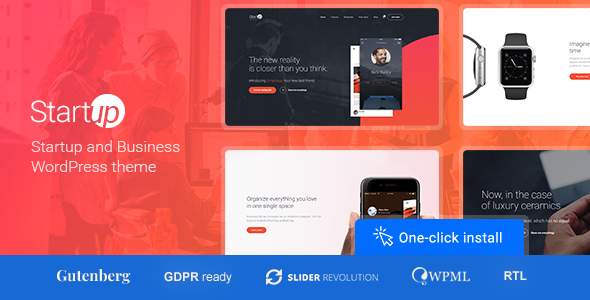 Startup Company – Tema WordPress para Tecnologia e SaaS Startup Company – Tema WordPress para Tecnologia e SaaS - Imagem 1