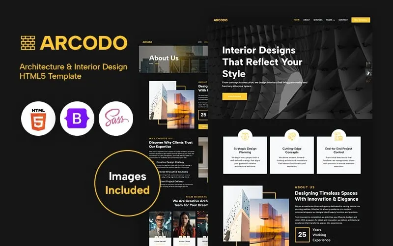 Arcodo – Template HTML para Construção e Reformas Arcodo – Template HTML para Construção e Reformas - Imagem 1