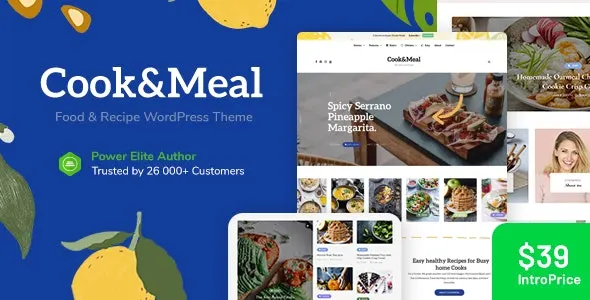 Cook&Meal – Tema WordPress para Gastronomia Cook&Meal – Tema WordPress para Gastronomia - Imagem 1