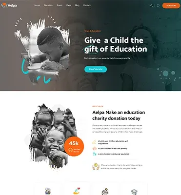 Aelpa – Template HTML para Educação Aelpa – Template HTML para Educação - Imagem 1
