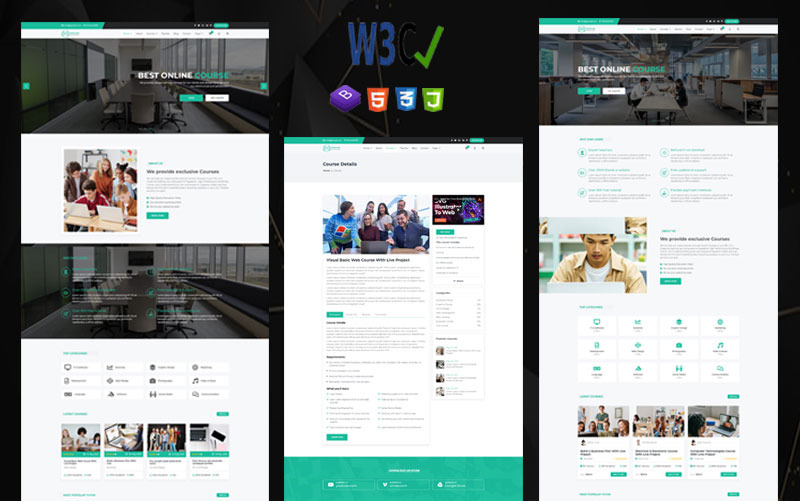 Educiza – Template HTML para Educação Educiza – Template HTML para Educação - Imagem 1