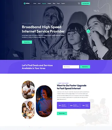 Zeinet – Template HTML Profissional Zeinet – Template HTML Profissional - Imagem 1