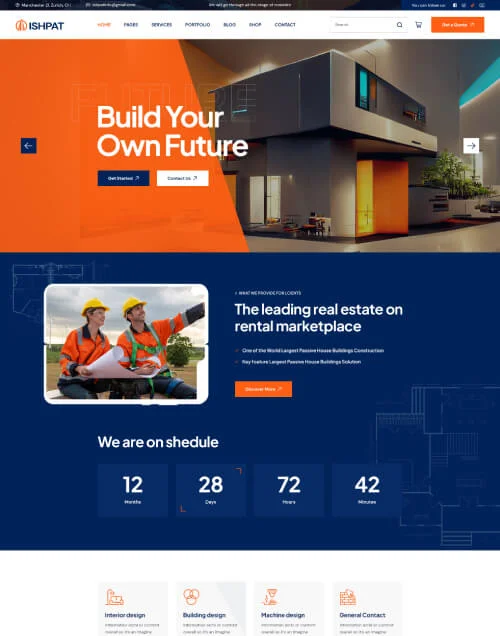 Ishpat – Tema WordPress para Construção e Reformas Ishpat – Tema WordPress para Construção e Reformas - Imagem 1