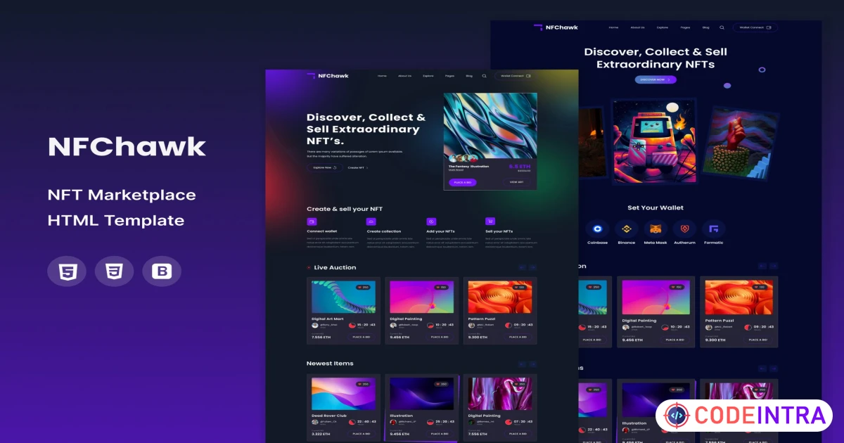 NFChawk – Template HTML para E-commerce NFChawk – Template HTML para E-commerce - Imagem 1