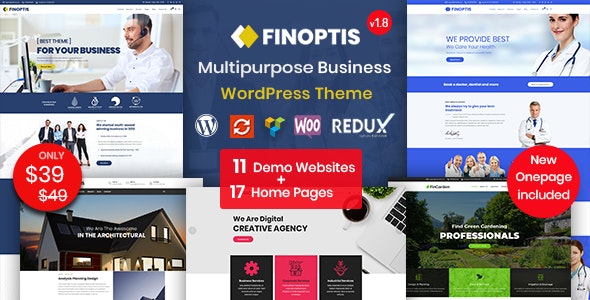 Finoptis – Tema WordPress para Marketing e Agência Finoptis – Tema WordPress para Marketing e Agência - Imagem 1