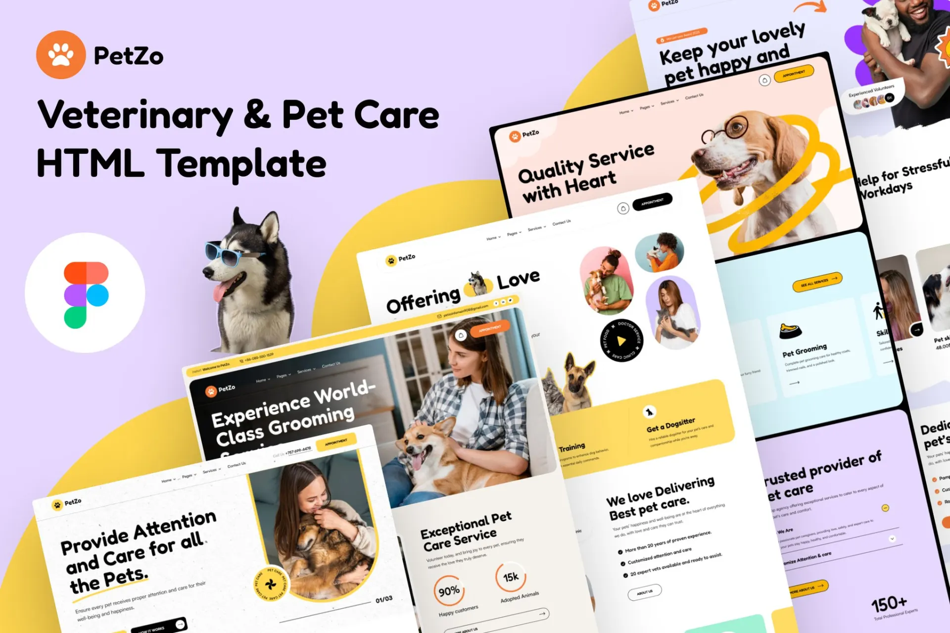 PetZo – Template HTML Profissional PetZo – Template HTML Profissional - Imagem 1