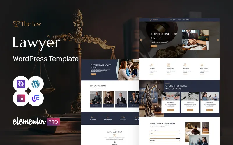 The Law – Tema WordPress para Advocacia The Law – Tema WordPress para Advocacia - Imagem 1