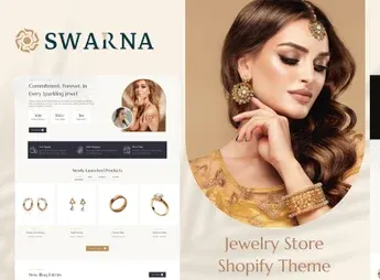 Swarna – Tema Shopify para Moda e Beleza Swarna – Tema Shopify para Moda e Beleza - Imagem 1